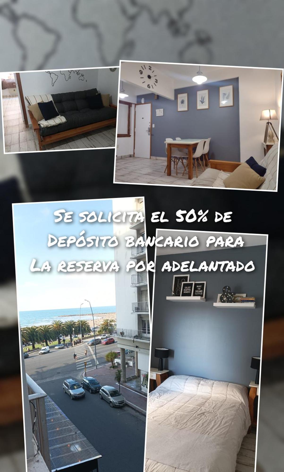 Departamento Vista Al Mar Playa Las Toscas Мар-дель-Плата Экстерьер фото